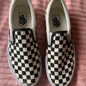 Black and White Checkered Vans